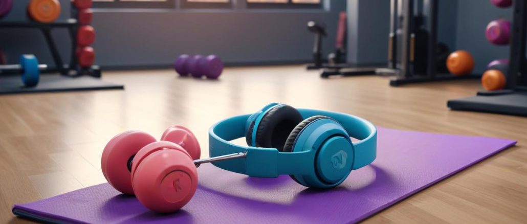 Hitta dina bästa gym hörlurar för träningen! illustration