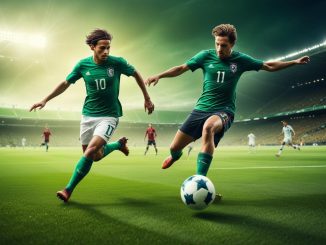 Messi eller Ronaldo illustration