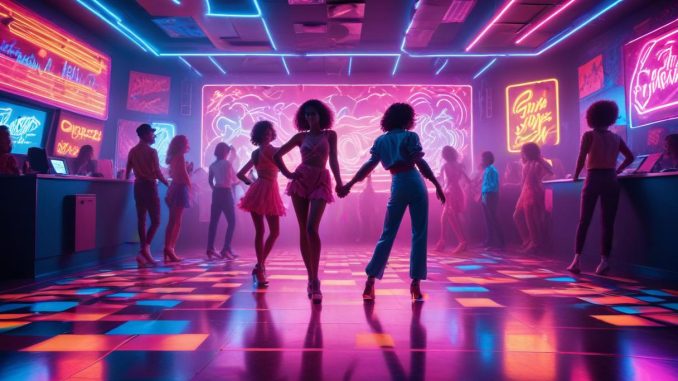 Upplev glädjen av 80 tals musik pop igen! illustration